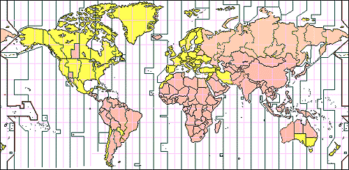 Mapa horario mundial
